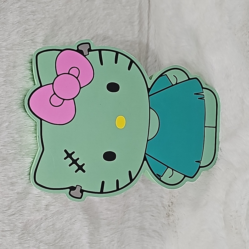Hello Kitty Frankenstein Franky Wood Hanging Decor Halloween